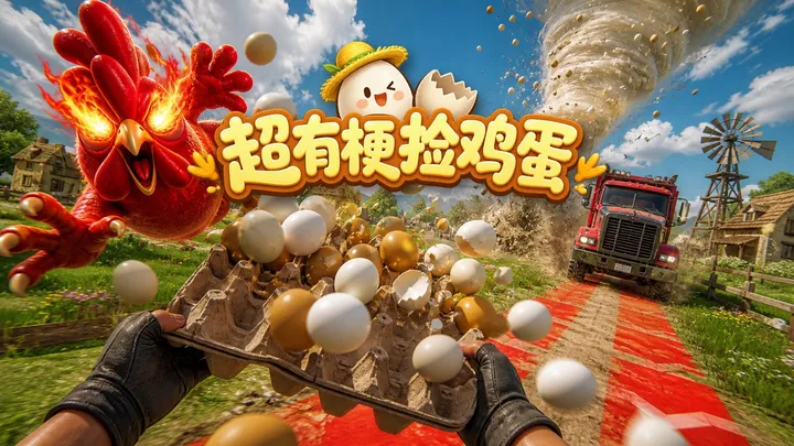 超有梗捡鸡蛋